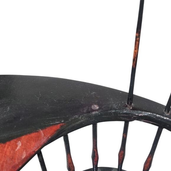 Vintage Windsor Style Spindle Fan Back Arm Desk Chair for Doll/Bear FLAWED - Picture 11 of 12
